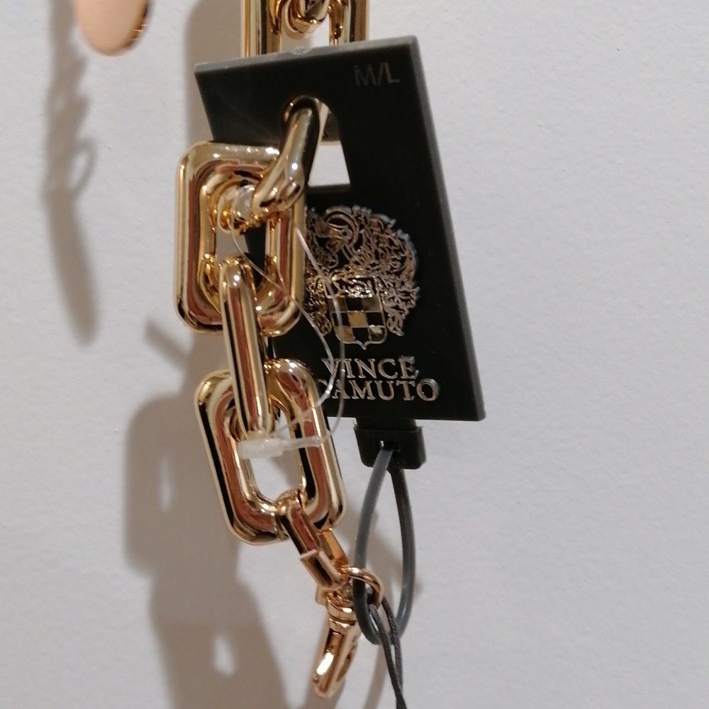 Vince Gold Chain Link belt
